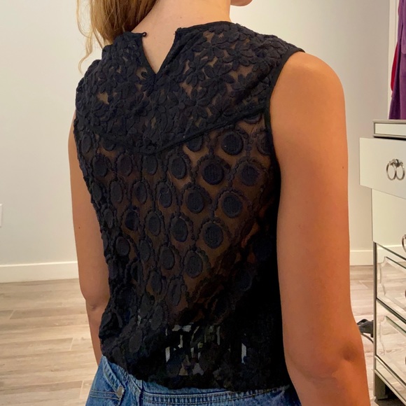 Sheer embroidered top - Picture 4 of 4